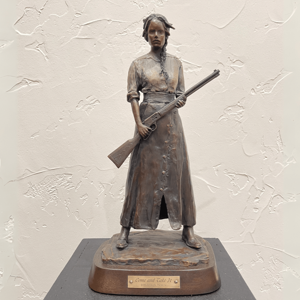 Come And Take It Limited Edition Bronze Sculpture by Jonathan Noon #5 of 25