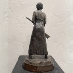 Come And Take It Limited Edition Bronze Sculpture by Jonathan Noon #5 of 25 Back View