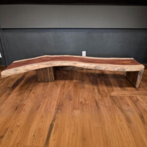 Padauk Wooden Bench
