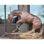 The Slide Bronze Horse Monument by Tammy Tappan