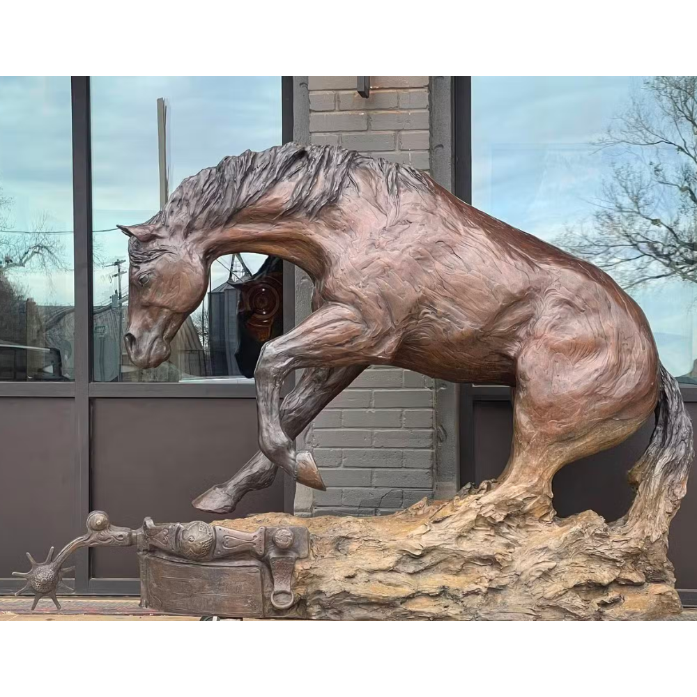 The Slide Bronze Horse Monument by Tammy Tappan